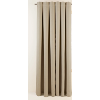 Rideau LINA beige clair 145x280