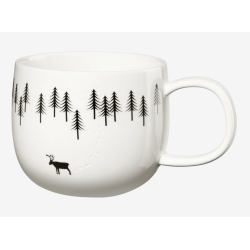 Mug TRACES blanc et noir