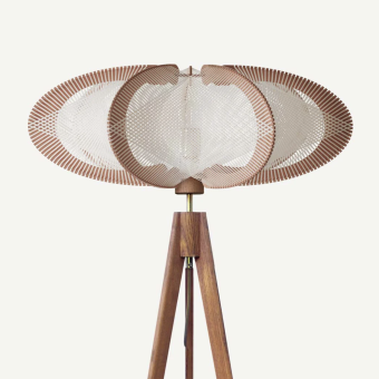 Lampadaire ETIOLA tressage Croisé