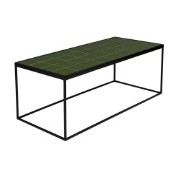 Table basse GLAZED verte
