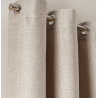 Rideaux à oeillets thermiques COCONUT L 145 x H 277