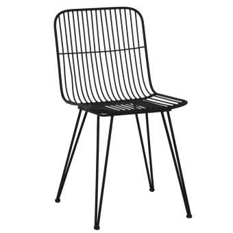 Chaise OMBRA métal noir