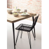 Chaise OMBRA métal noir