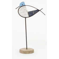 OISEAU en bois sur socle - petit