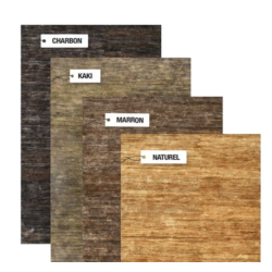 Tapis PENJABI charbon 200 x 290 cm