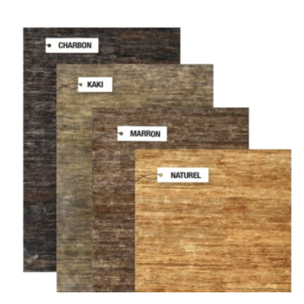 Tapis PENJABI charbon 200 x 290 cm