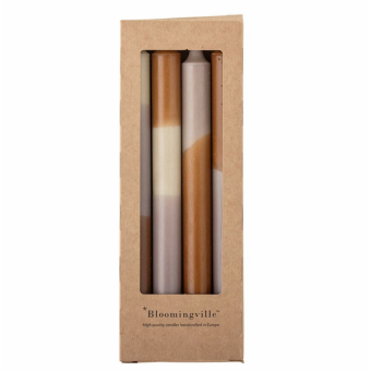 Bougies DIP DYE violet (pack de 4)
