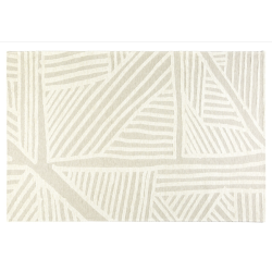 Tapis BABEL sur mesure 150 x 180 blanc