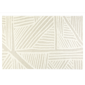 Tapis BABEL sur mesure 150 x 180 blanc