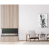 Cheminée CLEVER 3 faces panoramiques 80 cm