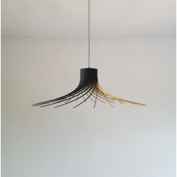 Suspension ROTOND taille L noir