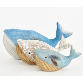 Baleine en bois
