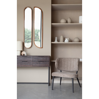 Miroir NYKO biseauté en bois