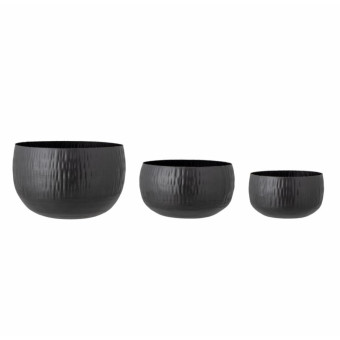 Pots de fleurs ABISHA (set de 3)