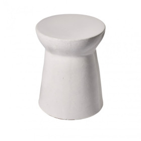 Tabouret YIXING en céramique blanche Tabouret YIXING en céramique blanche