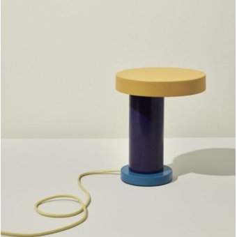 Lampe MAGIC violet /jaune