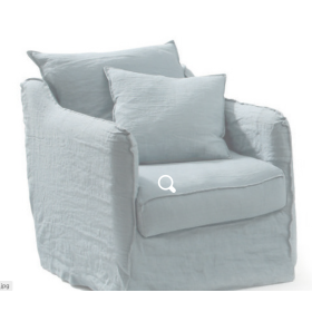 copy of Fauteuil CAP FERRET  tissu Sahara olive Cat 2 avec roulettes