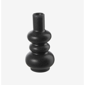 Vase COMO BLACK IRON petit modèle