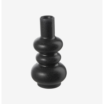 Vase COMO BLACK IRON petit modèle