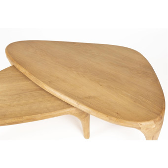 Duo de tables basses ISLA naturel