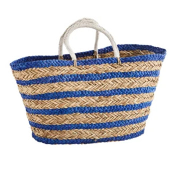 Panier bleu en osier