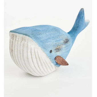 Baleine en bois