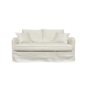 Canapé CAP HORN 3 places convertible 140 cm CAT 02 tissu Sahara  couleur café