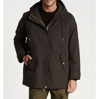 Parka noir mixte
