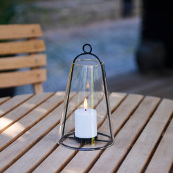 Lanterne ALBERT Clear/black