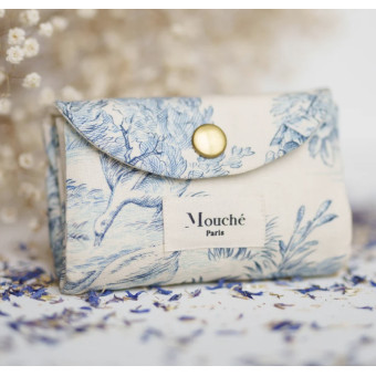 Mouchoirs L’originale toile de jouy bleue