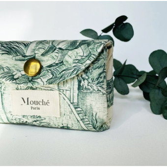 Mouchoirs L’originale toile de jouy verte