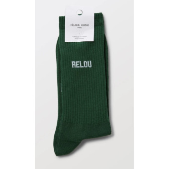 Chaussettes RELOU verte 40-45