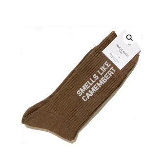 Chaussettes SMELLS LIKE CAMEMBERT marron 40-45