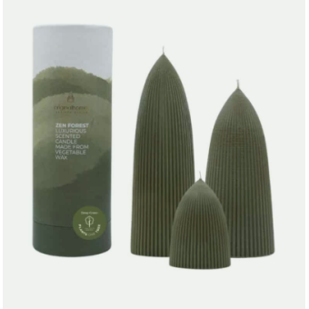 Bougie Foret zen - Vert profond