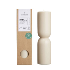 Bougie ORGANIC L beige Bougie ORGANIC L beige