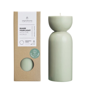 Bougie ORGANIC M verte