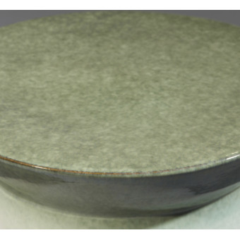 Bout de canapé CHAÏ vert et blanc