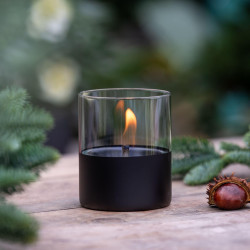 Bougie LILLY 10 noir smoke