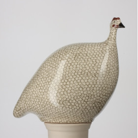 Pintade blanc moucheté GRIS GM