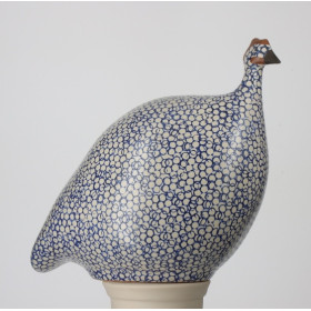 Pintade blanc moucheté COBALT MAT GM