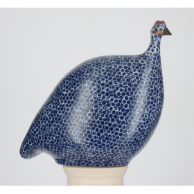 Pintade PM bleu électrique moucheté blanc MAT