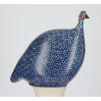 Pintade PM bleu électrique moucheté blanc MAT