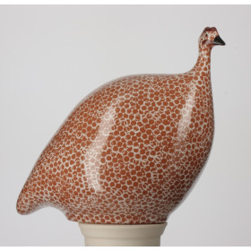 Pintade MM rouge moucheté blanc