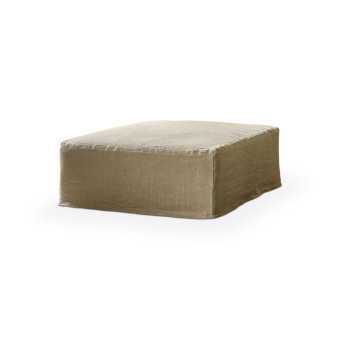 Pouf ARLES 100 X 100 Tissu C4AVENS