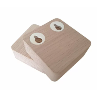 Patères DECARRE chêne vernis mat / ROI SOLEIL ET CITADELLE