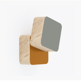 Patères DECARRE chêne vernis mat / MANOIR ET ROI SOLEIL