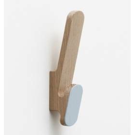 Patères CEL hêtre vernis mat / CHARTREUSE