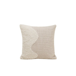 Housse de coussin FLOKIE ivoire Housse de coussin FLOKIE ivoire