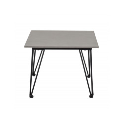 Table basse MUNDO carrée grise