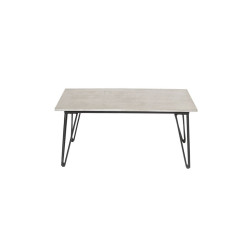 Table basse MUNDO rectangulaire grise